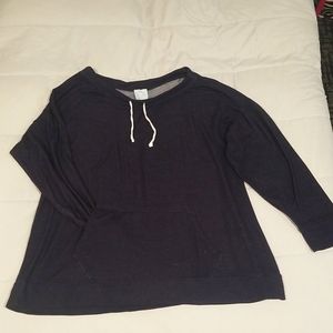 Light sweater with front pocket, size 1X